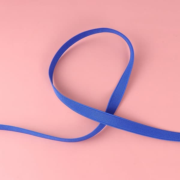 Fortykket blått elastisk bånd til sko, 16m DIY elastisk stropp laget av polyestergarn