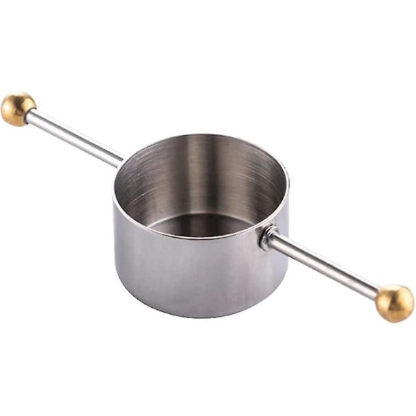 Bar Jigger med Håndtak Rustfritt Stål 30ml Cocktail Whisky Målebeger Vinblander, Bartilbehør, 30ml Bar Jiggers (sølv) (1 stk)
