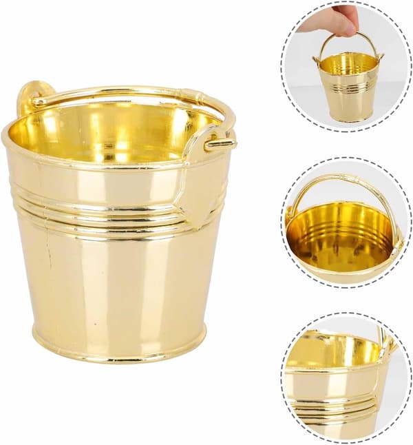 10 stk. godterioppbevaringsbeholder, godteribøtte i plast, solid plastmateriale, enkelt design, festlig dekorasjon