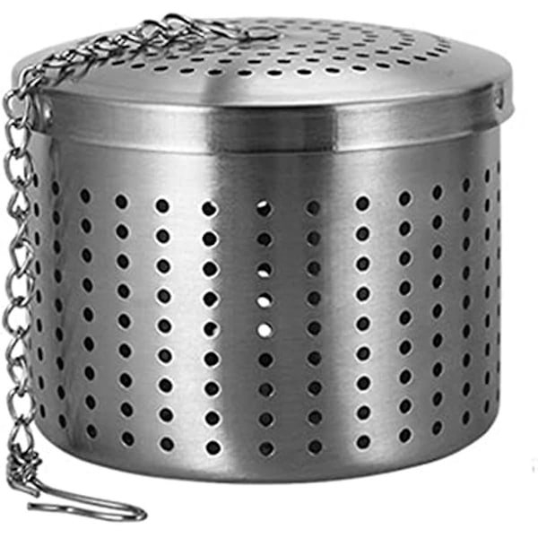 Teekula Infuser i Rostfritt Stål - Lösbladsteinfuser, Filter, Intervalldiffuser, Soppa