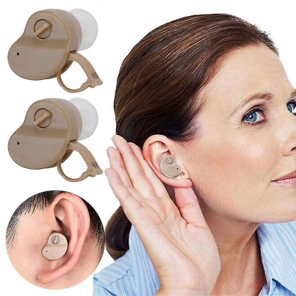 1 par Mini In Ear høreapparat stemmeforstærker 9df4 | Fyndiq