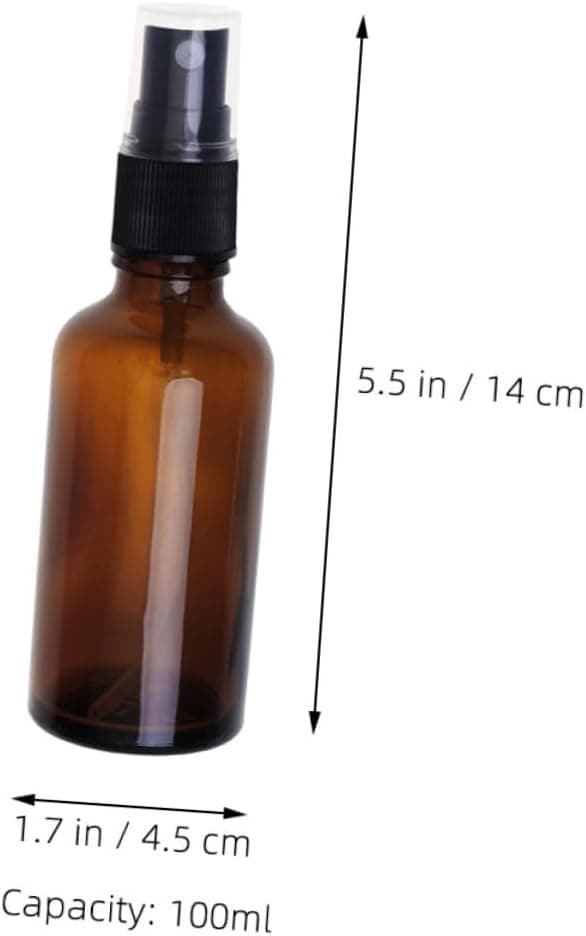 Påfyllningsbara Parfym Resesprayflaskor 10st 100ml Bärnstensglas Små Sprayflaskor