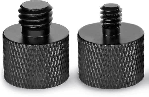 Mikrotrådsskrueadapter 5/8 til 1/4 Adapter og 5/8 til 3/8 Adapter