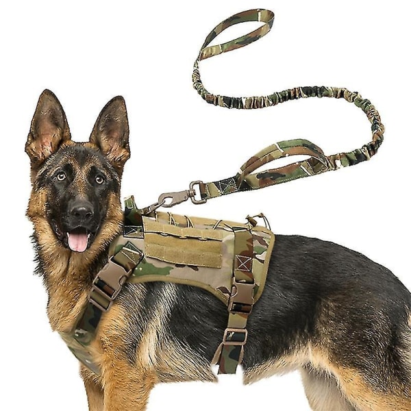 Armeijan taktinen koiran valjaat ulkonaamiointiliivi