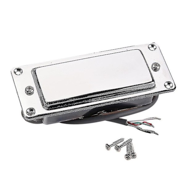 Chrome Sølv Mini LP Gitar Humbucker Pickup Forseglet Pick Up Musikk Reparasjonsdeler