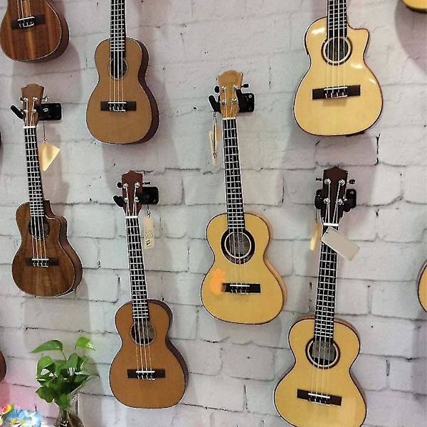 Guitarvægophæng U-formet vægmontering Metal Bas Ukulele Guitar Bas Display Hængende Krog Holder