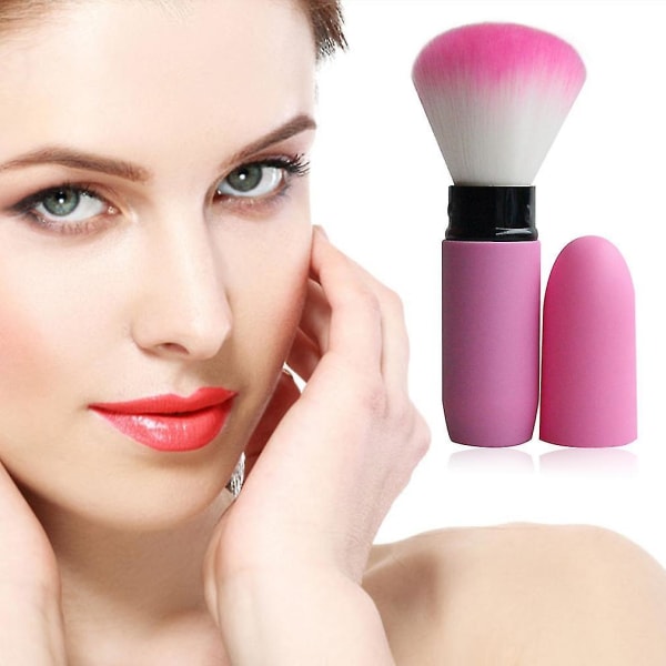 Bærbar uttrekkbar børste Powder Blush Makeup Brush