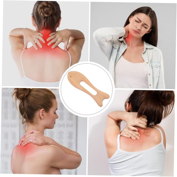 2 stk. træ Gua Sha-bræt til kropsskrabemassage Skrabebord Terapi Værktøj