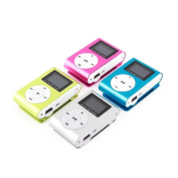 Bærbar MP3-musikafspiller Mini Media 2-16GB MP3-afspiller