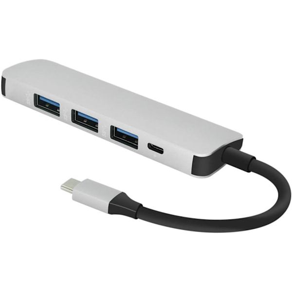 Multifunktionel USB Hub Port USB Udvidelses Dock til Laptop Letvægts Aluminium Legering Design Tilfældig