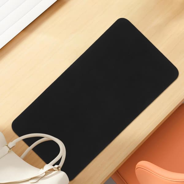 Ekstra stor musematte i korklær 60x30cm Sklisikker kontorbordmatte Stropp Solid bordmatte