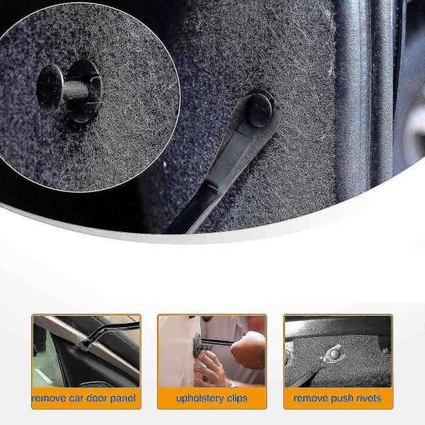 3 stk clipstænger sæt Fastener Remover Auto Repair Kit