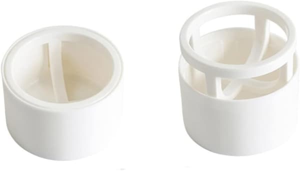 Makeup Svampeholder til Nem Tørring Materiale Ventileret Design Hvid Pudderkvaststativ til Skønhedsværktøjer