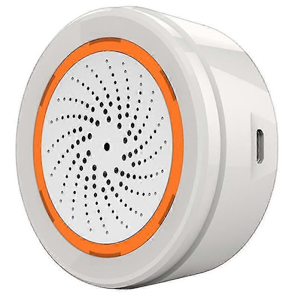 ZigBee NEO 90DB Ljud- och Ljussensor Tuya Smart Life Inbyggd Sirenlarmsensor