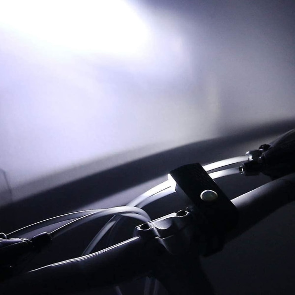 Vandafvisende Cykel Forlygte USB Opladning Super Lys Belysning Køreudstyr