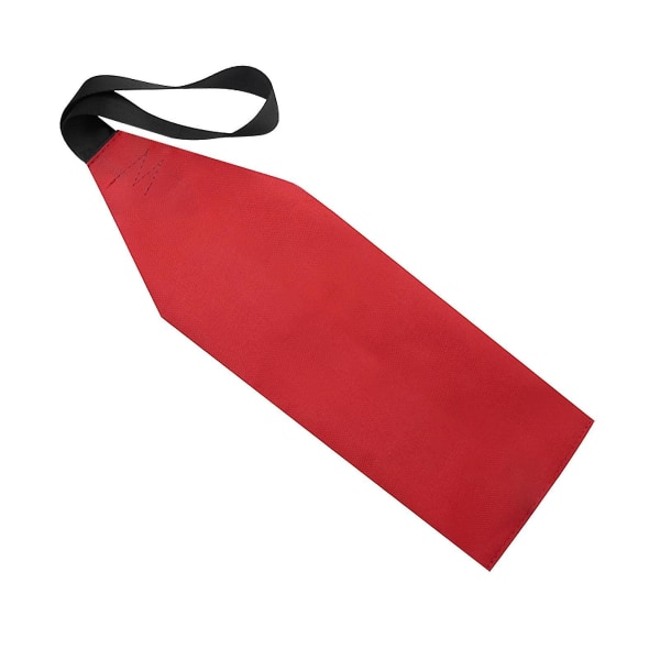 Kajak Kano rødt spids skilt Refleksstrimmel Webbing Sikkerhedsrejseflag (1 stk, rød)