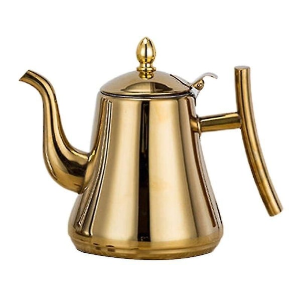 Tyk Rustfrit Stål Tekande Infuser Kaffe Pot Inductionskomfur