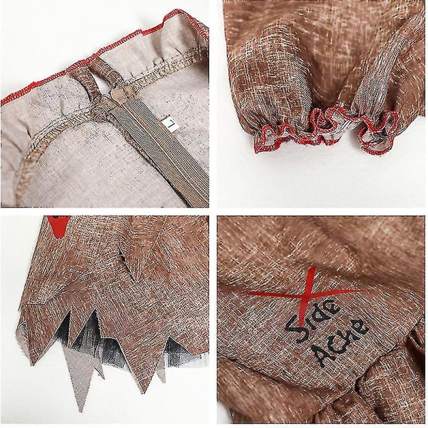 Aikuisten naisten pelottava voodoo-nuken asu roolipeleihin 3XL