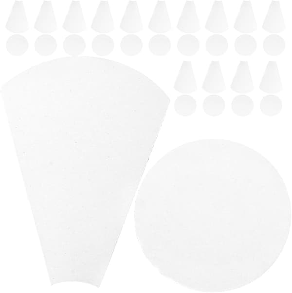 88 stk. engelske papir-piecing-maler, quilting-papir-lapper, DIY-sytilbehør