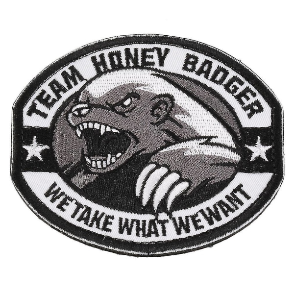 Team Honey Badger Military Tactical Army Morale Patch