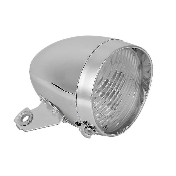 Pyörän Etuvalo, 3led Vintage Pyörän Etuvalosetti, Pyörän Tarvikkeet, Pyöräilylahjat Miehille (Hopeinen)
