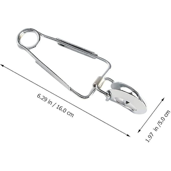Snigel Tångar Rostfritt Stål Snigelklämma Halksäker Mat Tång Fruktsallad Tång För Hem Hotell Restaurang Kök (4st, Silver) A Szkydv-yuhao
