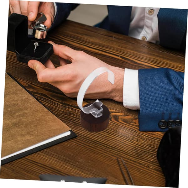 Ur Display Stand Akryl C-formet Organizer Displays til Armbåndsur Holder
