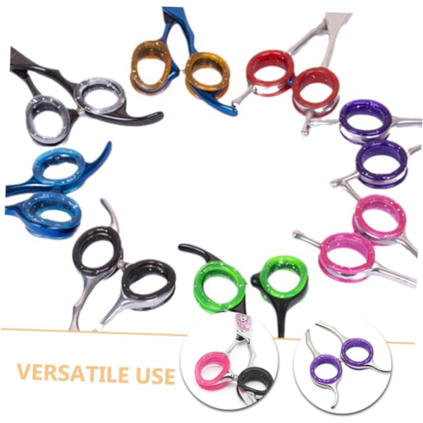 Ergonomiska Saxfingerringar St Silikon Fingerskydd för Klippsaxar Frisörskydd