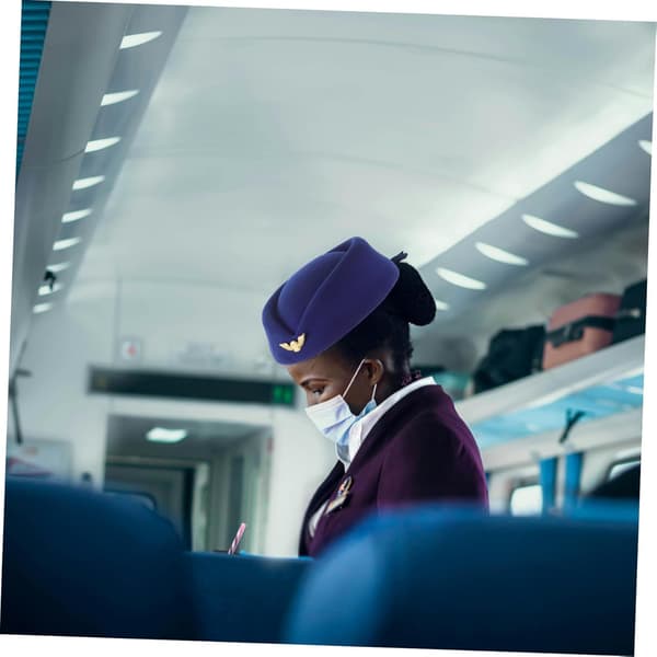Stewardessehatt Elegant Flyvertinne Beret Lue for Kvinner Flypilot Stewardesse Lue Flyvertinnehatt