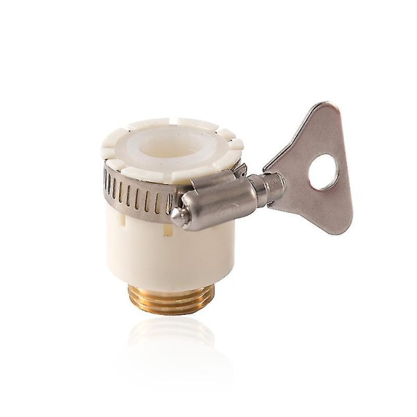 Silikon Universal Connector Bilvask Vandpistol Connector Lås Rør Hurtig Connector Engros Vaskemaskine Connector (1 stk, Hvid)