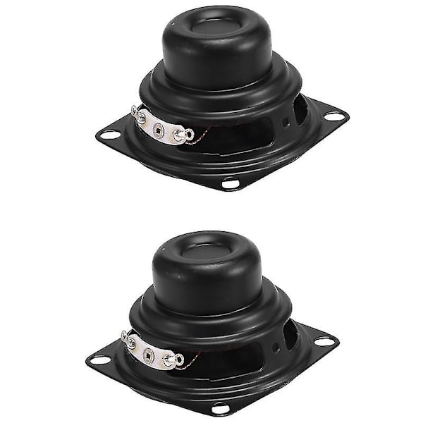 2 st 2 Tums Bärbara Högtalare Drivrutin 4 Ohm 10W Full Range Ljudhögtalare Förstärkare Hemmabio DIY