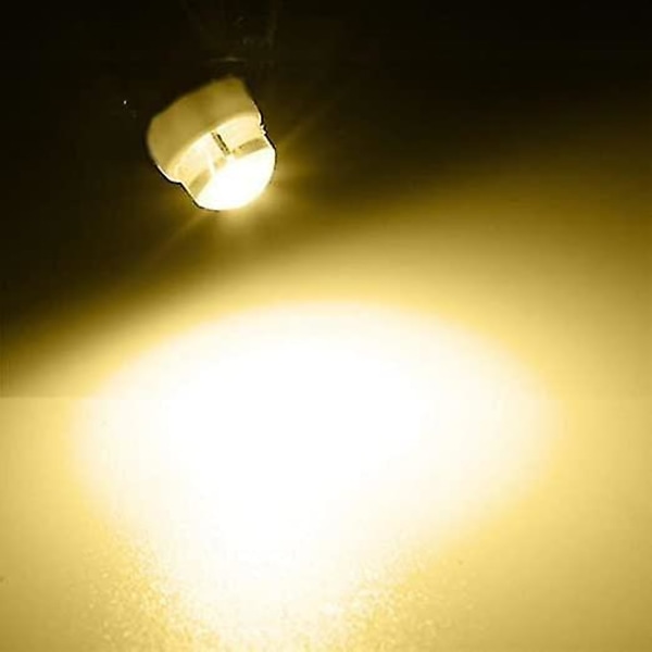 E10 3v 6v Varmhvit LED-lyspære Lommelykt