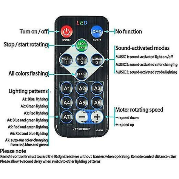 Dj Disco Scene Lys Mini Rom Dekor Ball Lys USB