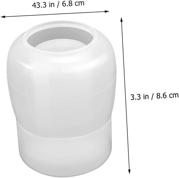 Silikonform för DIY-förvaringsflaska, epoxigjutningsburkform, 1 silikon och 10 proppar