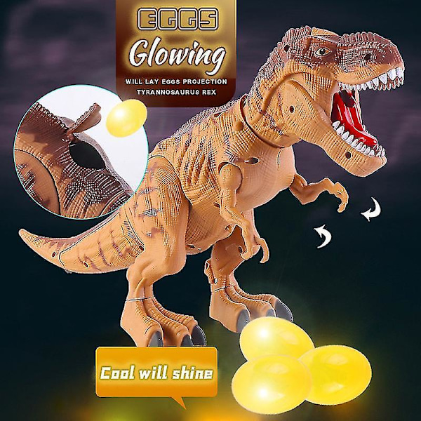 Dinosaurukset Sähköiset Lelut Kävelevä Suihkuava Dinosaurukset Valoisa Munalla Lapsille Lahjoja
