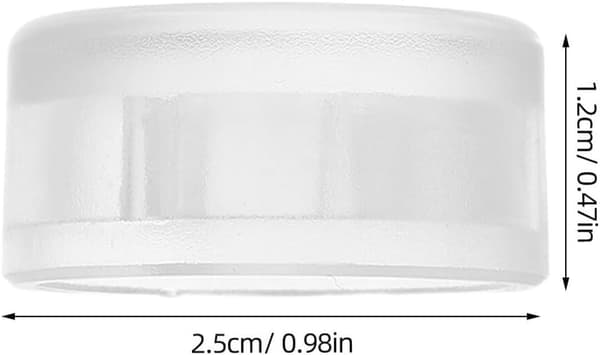 30 st gitarrkontrollrattar plastlock för effektpedalskydd som minskar felträffar lämpliga skydd