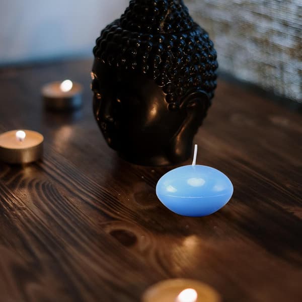 Flytende stearinlysform Oval solid plastform for DIY duftlys laging til bryllup og familiefester