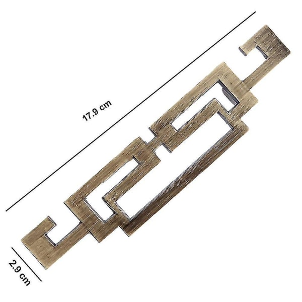2 stk. Greb til Møbler, Zink Legering Skuffegreb Green bronze 96mm