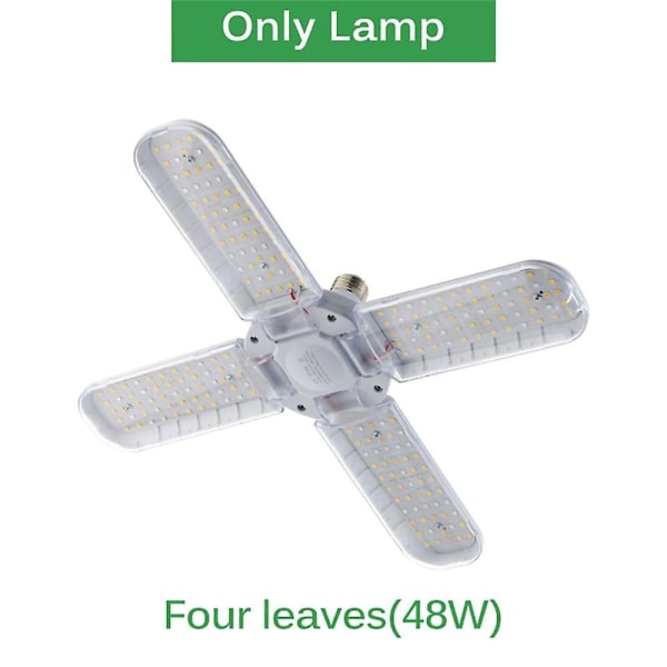 LED-kasvuvalo Täyspektrinen E27 Taittuva Kasvi Ac110v Phyto
