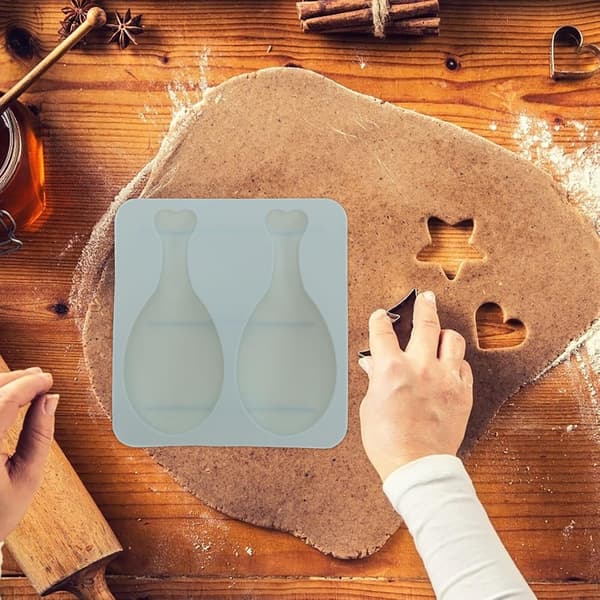 Silikon Kyllinglår Kakeform Silikonmateriale Non-Stick Bakeverktøy 2 stk