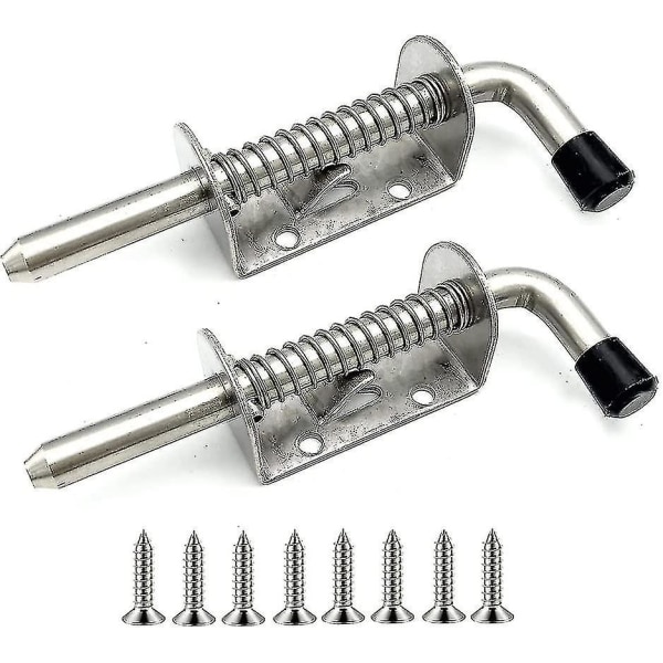 2 Pak Rustfrit Stål Fjedergreb Garageport 128mm