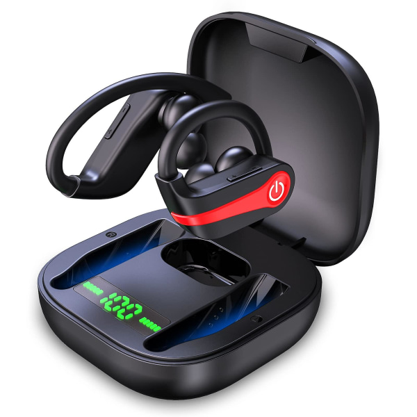 Trådløse ørepropper, Bluetooth-sportshodetelefoner - lang batterilevetid