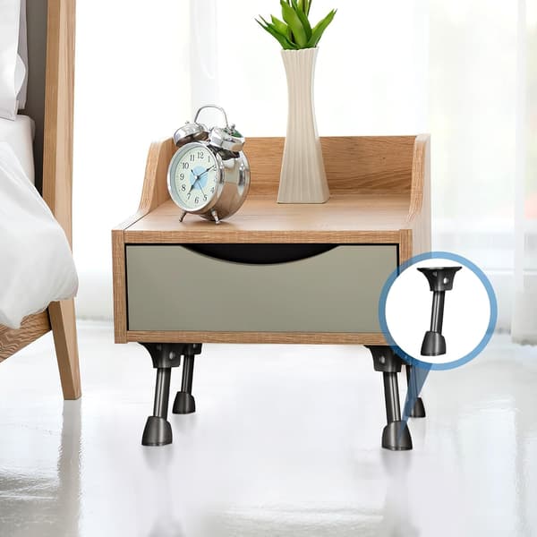 4 stk sammenleggbare bordben i jern, solid design, svart, kraftig for kontor- og spisebord