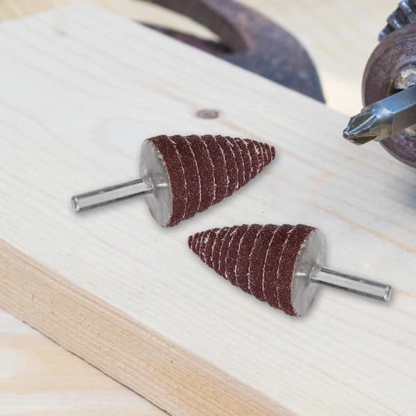 8 st konformade slipskivor, lamellslipskivor, sliphuvuden