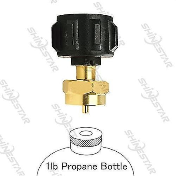 Propanpåfyllningsadapter LP-gas 1 lb Cylinder Tank Koppling Universal för QCC1/typ 1 Propan Tank