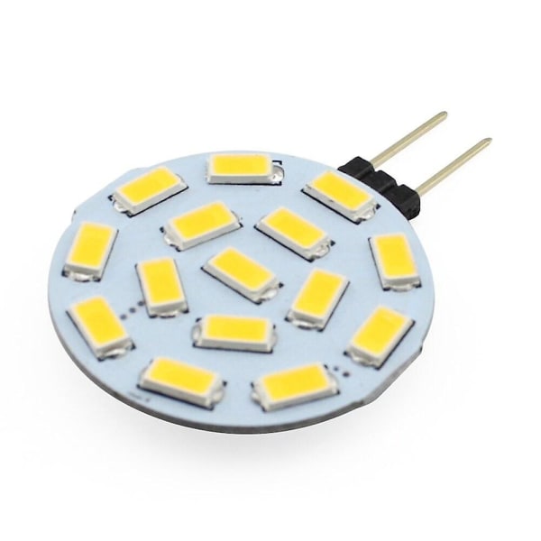 10 kpl Led Bi-pin -lamppua 2w G4 pyöreä 15 Smd5730 Dc Ac 12-24v