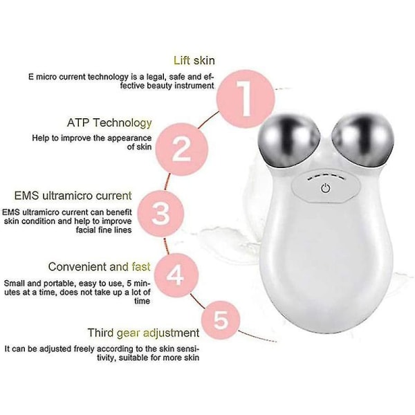 Ansigtsløftende instrument 3d manuel rulle ansigtsløftning form V-formet 2 runder Shaping Body Massage Beauty Tool