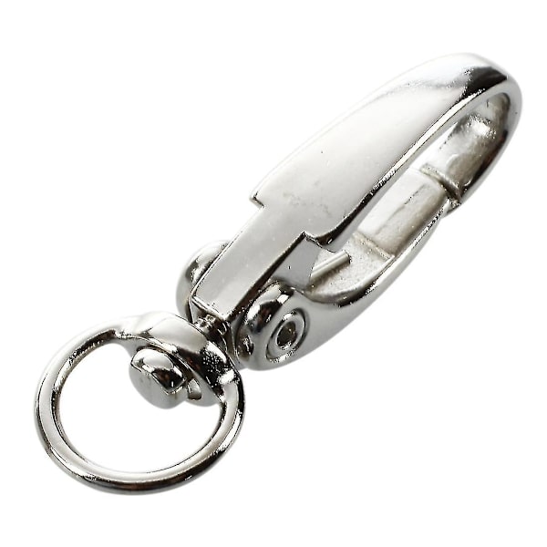 10 st D-formade Swivel Trigger Clips Krokar Metall Nyckelring Hummerlås (haoyi)-yuhao