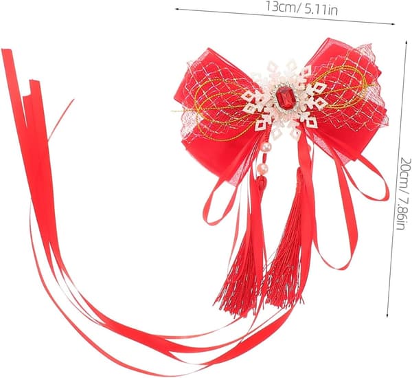 2 st fräscha hårband med spetsrosett, elastiska hårband, flugor för kvinnor och flickor, bekväma eleganta accessoarer