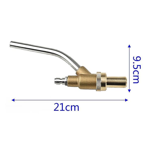 1/4 Tums Koppar Slangkoppling 21cm